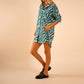 Care Tucker - Preslie Poplin Shirt Dress - Shaded Zebra