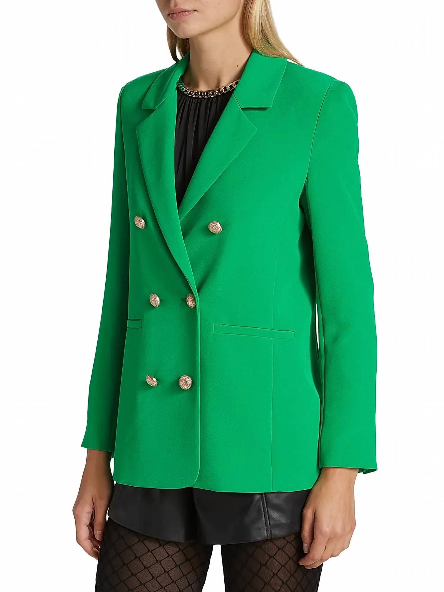 Generation Love - Leighton Double-breasted Crepe Blazer
