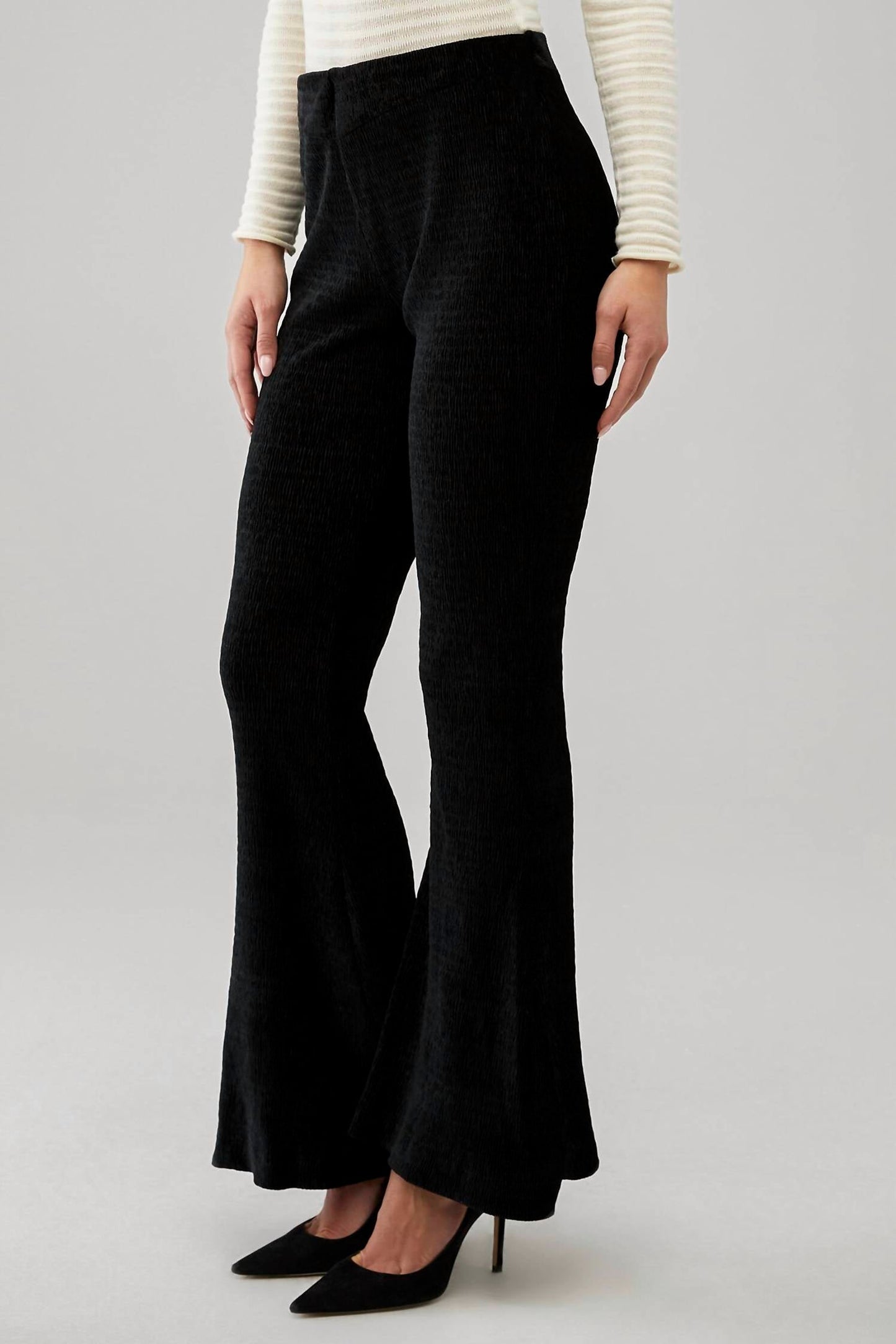 Free People - Charming Velvet Flare Pants