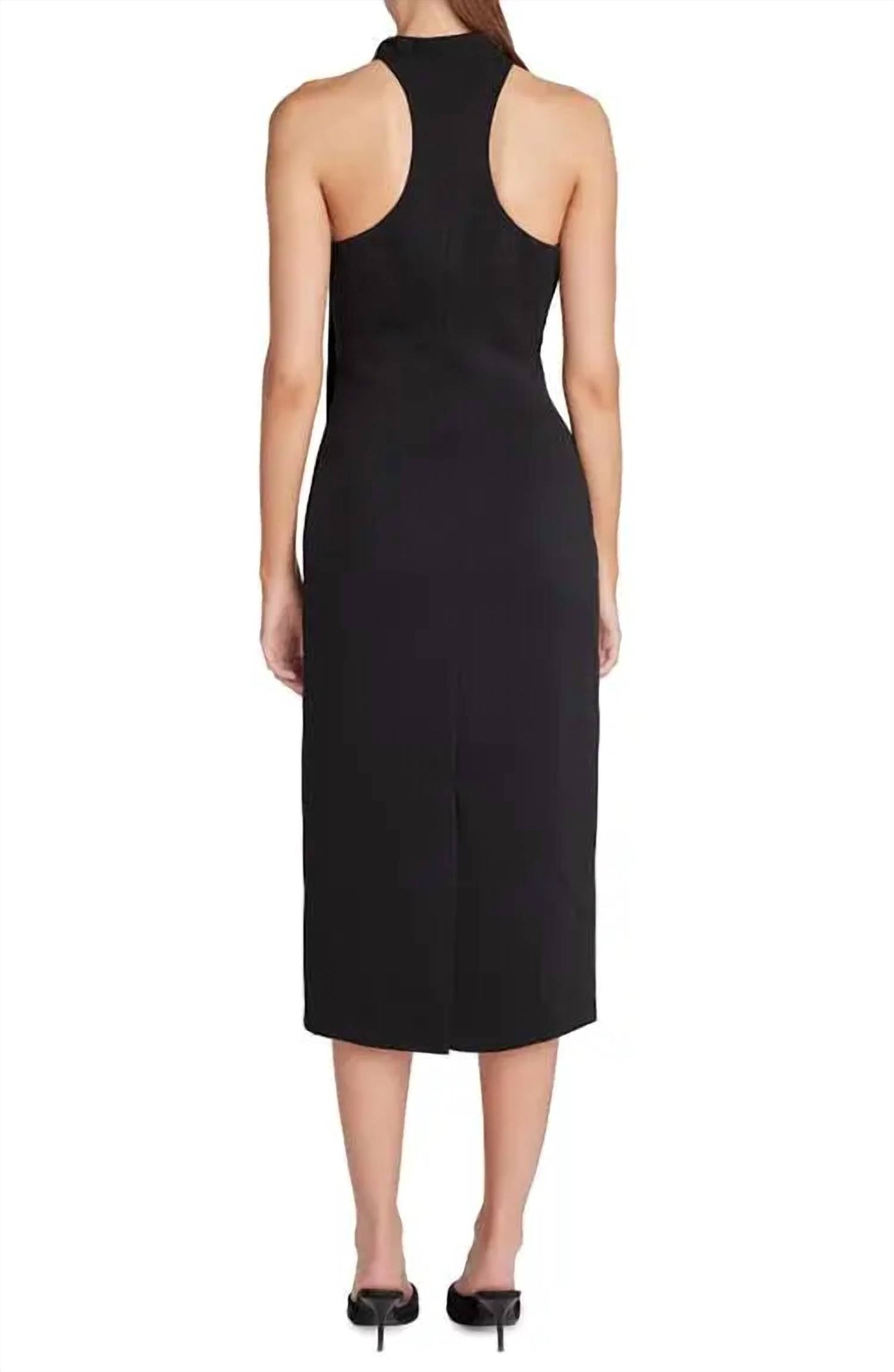 2.7 August Apparel - Neck Wrap Midi Dress