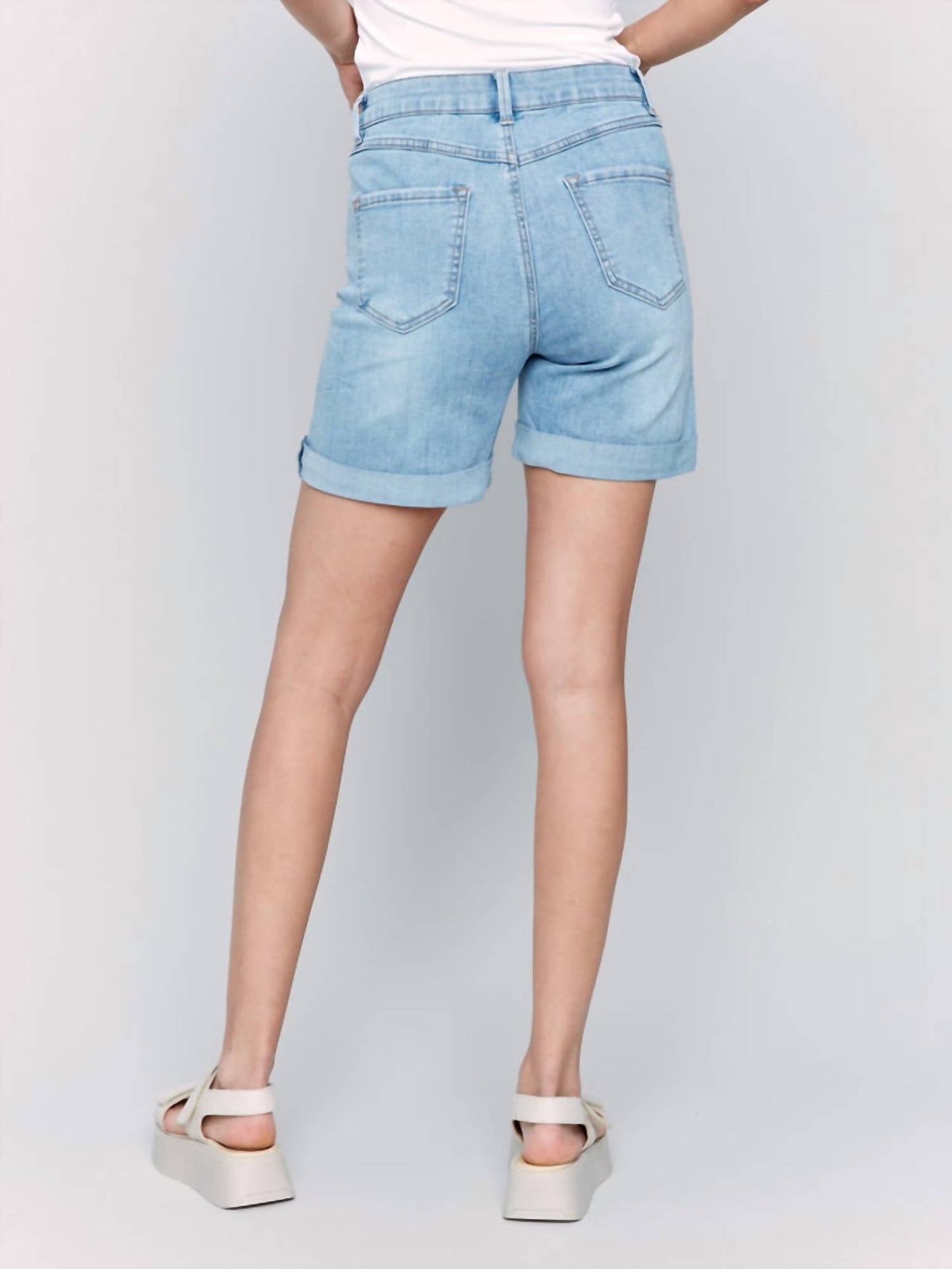 Charlie B - Rolled Up Cuff Shorts