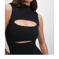 Good American - Mock Neck Maxi Dress