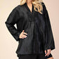 Glam - Metallic Flowy Top