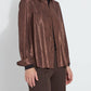 Lysse - Connie Patent Foil Vegan Suede Shacket