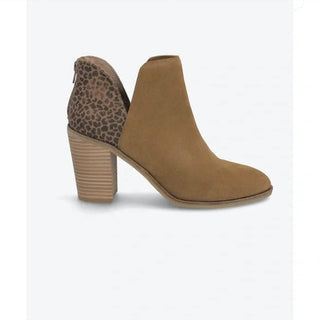 Dolce Vita - Women's Shai Mixed Material Suede Heeled Boots