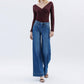 Flying Monkey - High Rise Trouser Hem Extreme Wide Leg Jeans