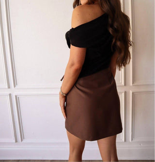 Astr - Ashvi Wrap Mini Skirt