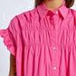 Molly Bracken - Ruffle Sleeve Shirt Dress
