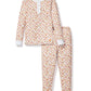 Petite Plume - Girls Pumpkin Pima Pajama Set