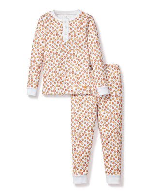 Petite Plume - Girls Pumpkin Pima Pajama Set