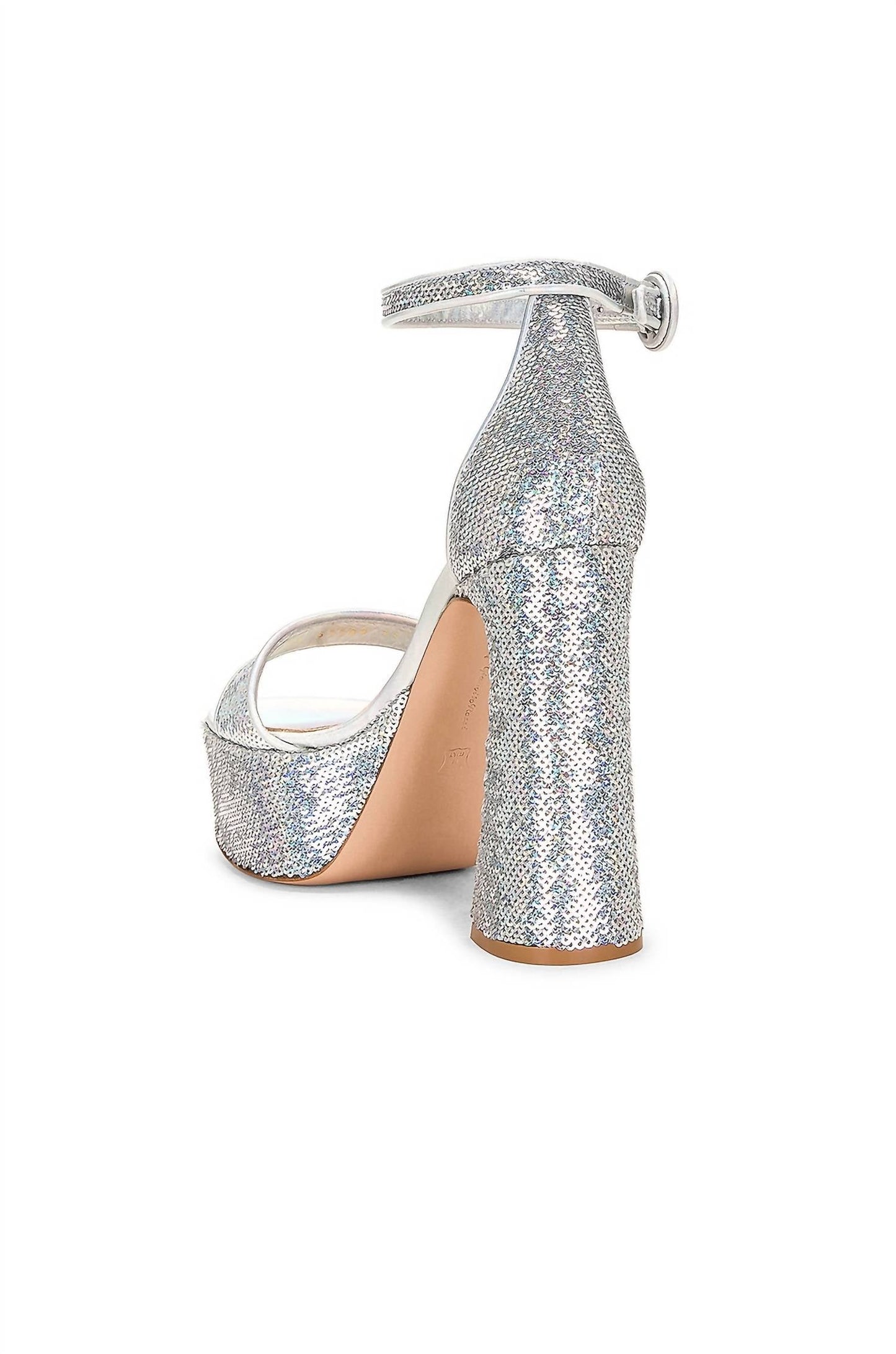 Gianvito Rossi - Women's Sequin Embellished Platform Sandal 70