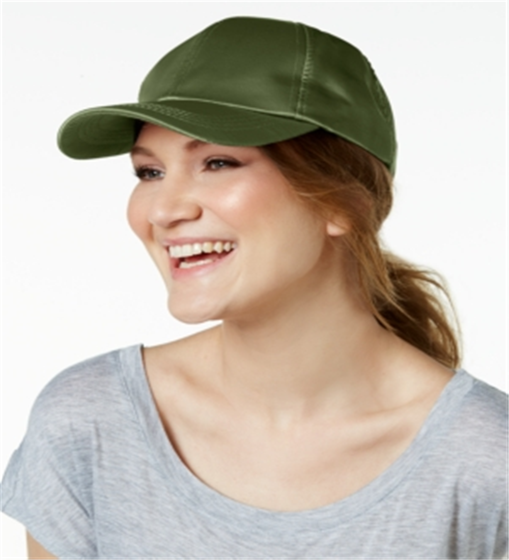 Collection XIIX Women's Satin Baseball Cap Green Size Regular