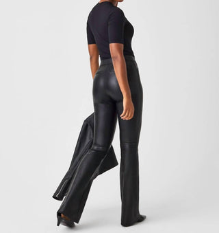 Spanx - Leather-like Flare Pants