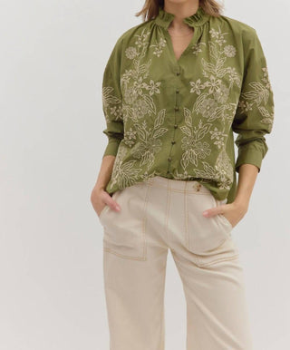 Entro - Women's Luna Embroidered Shirt