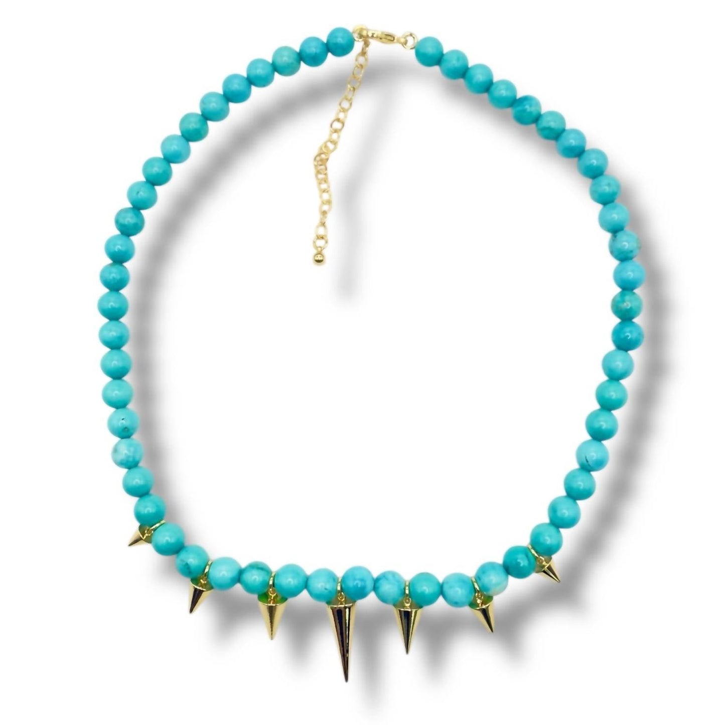 Jagged Halo Jewelry - Women's Jolene Bead Spike Necklace