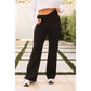 Julia Rose - Deluxe Paige Foldover Tummy Control Yoga Leggings