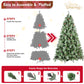 8 Ft The Full-Bodied Pre-Decorated Pinecone Christmas Tree