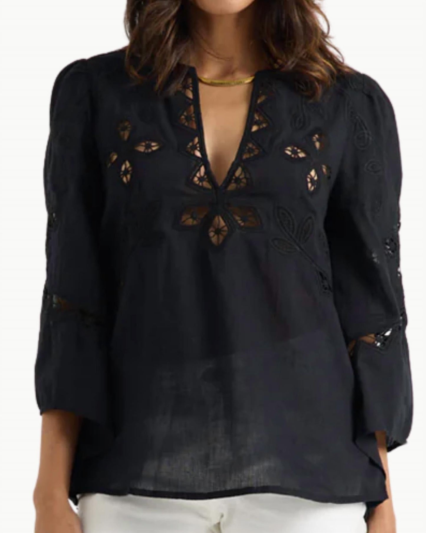 Calypso St. Barth - Bella Three-quarter Sleeve Top