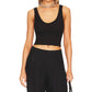 Enza Costa - Rib Sweater Knit Scoop Tank Top