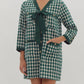 Entro - Audrey V-neck Button Up Dress