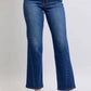 Judy Blue - Mid Rise Side Seam Detail Straight Jeans