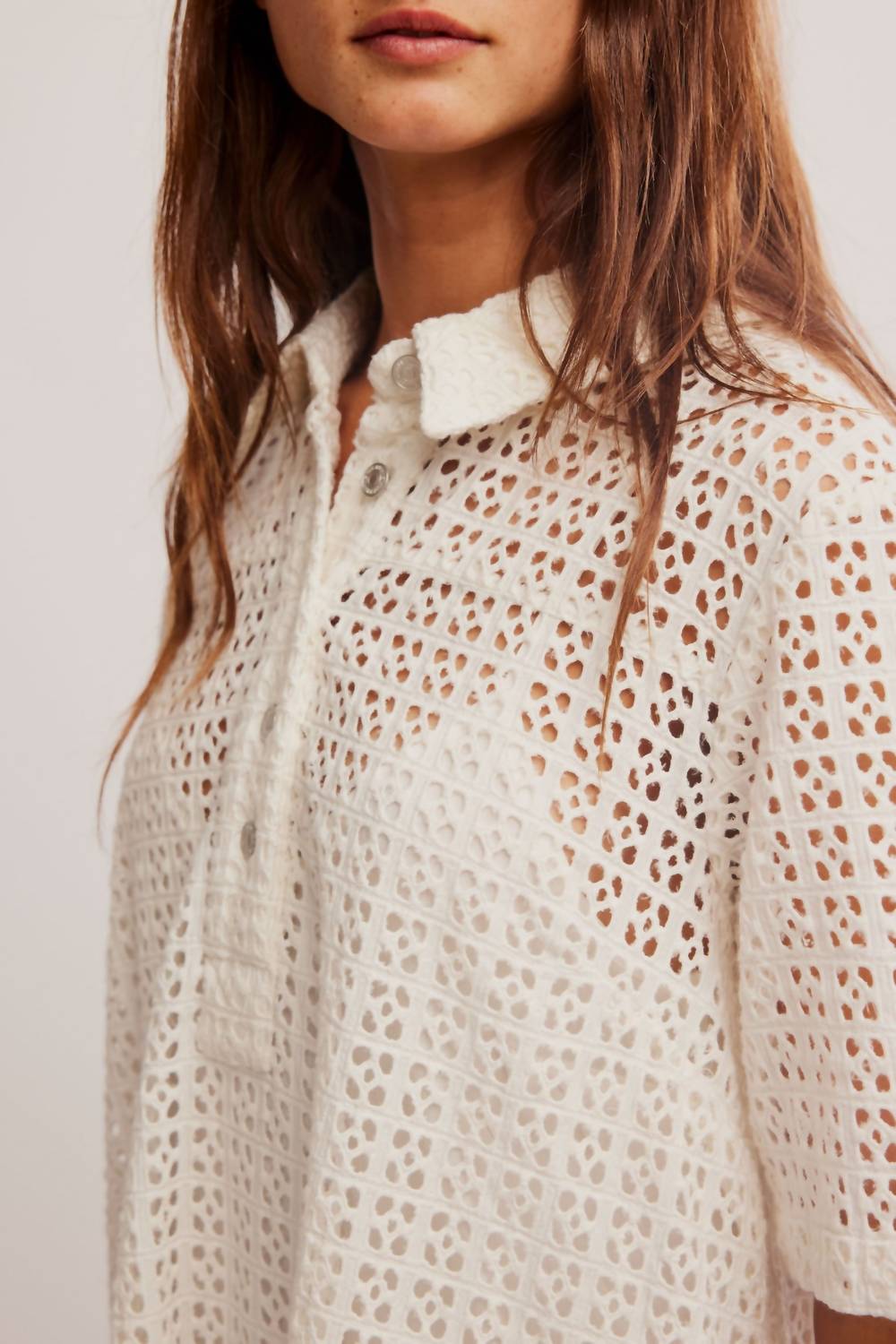 Free People - Remino Eyelet Mini Dress