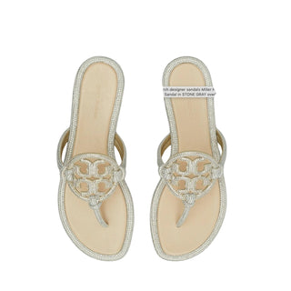 Tory Burch - Miller Pavé Knotted Sandals