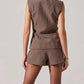 Astr - Gisselle High Neck Cutaway Vest