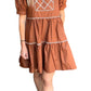 Entro - Scallop Trim Dress