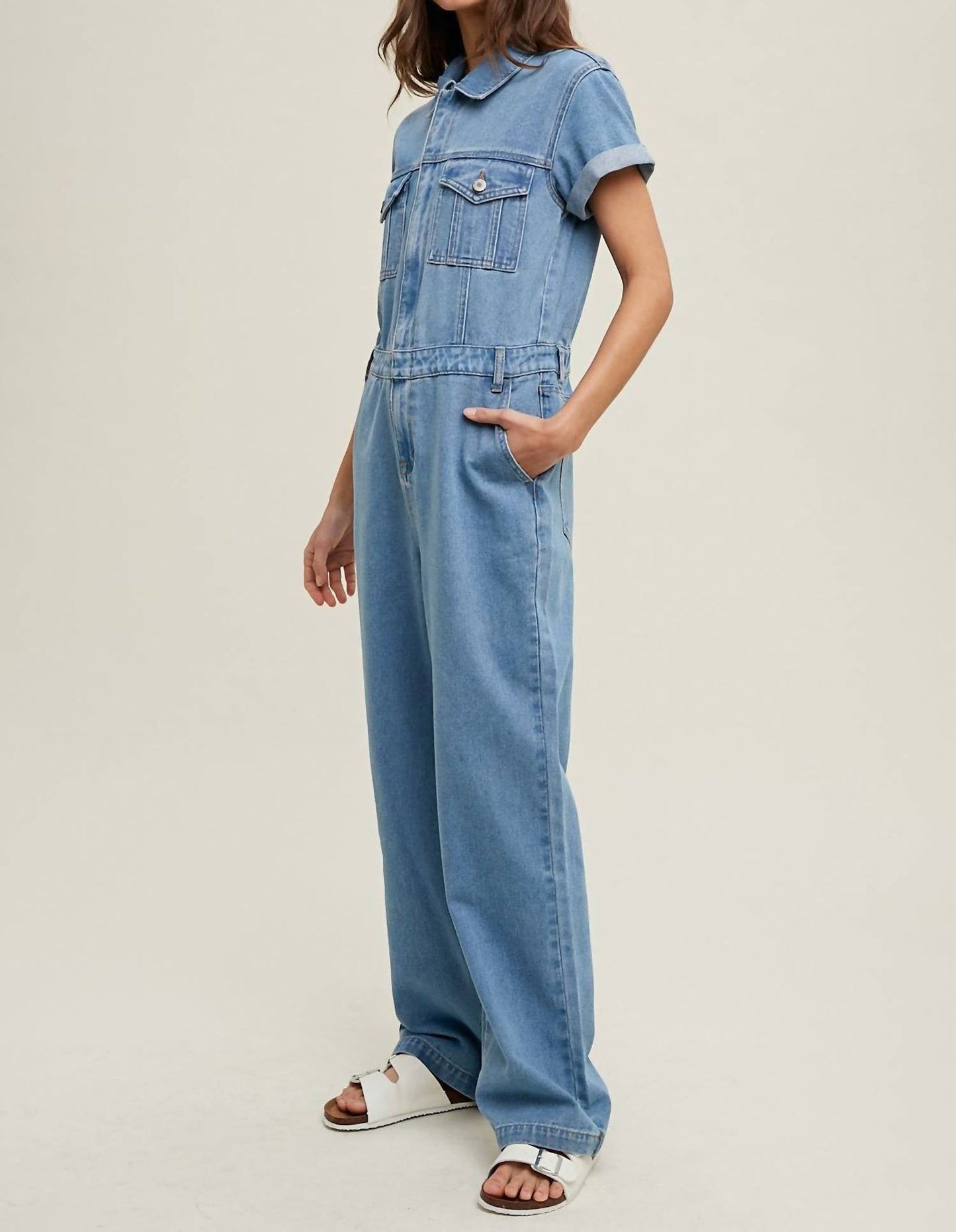 Wishlist - Sadie Denim Jumpsuit