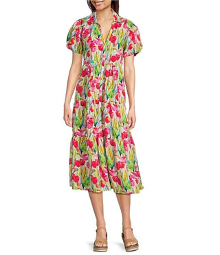 Apny - Women's Floral Dress