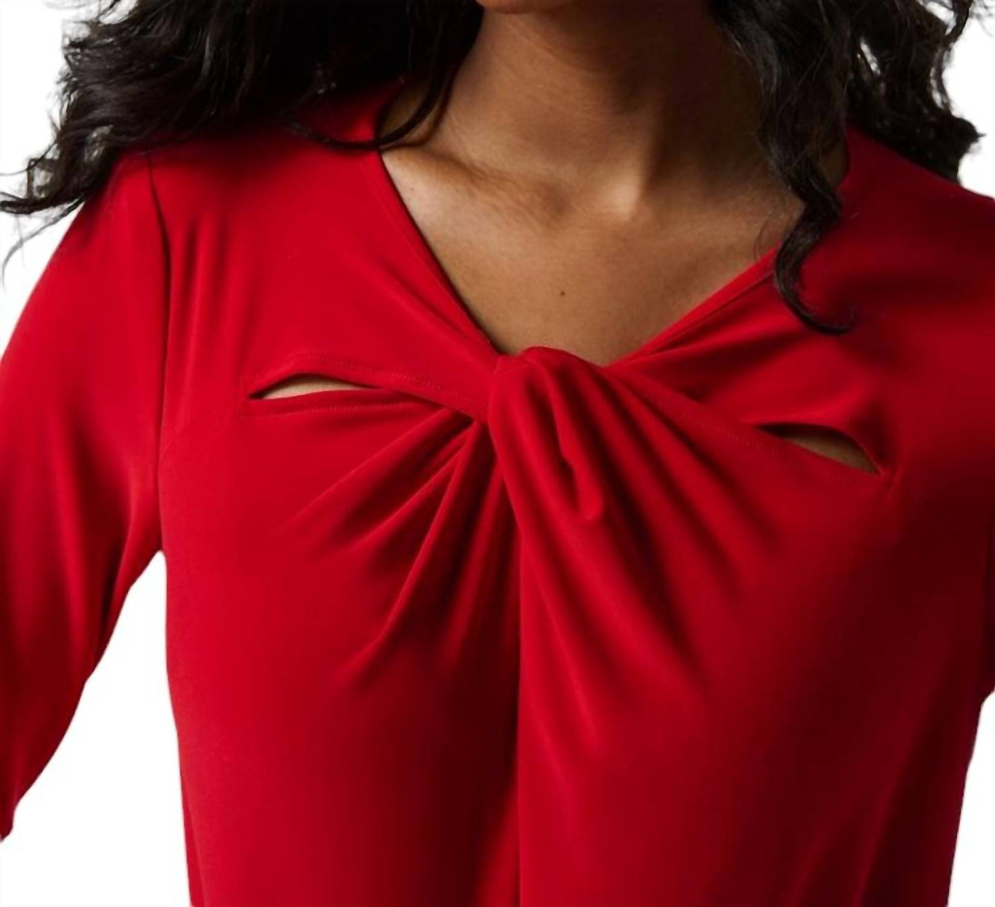 Joseph Ribkoff - Silky Knit Twist Neck Top