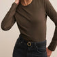 Z Supply - Modern Slub Long Sleeve Top