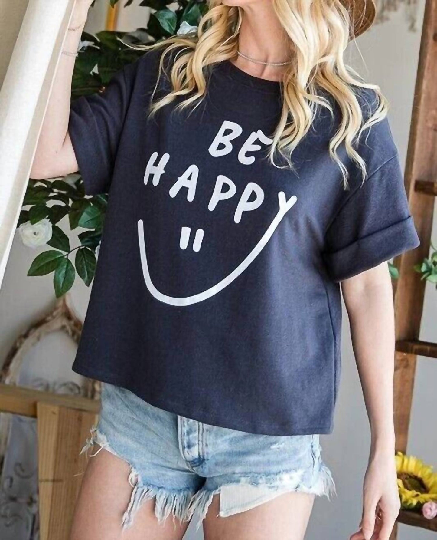 Bucketlist - Be Happy Graphic Tee
