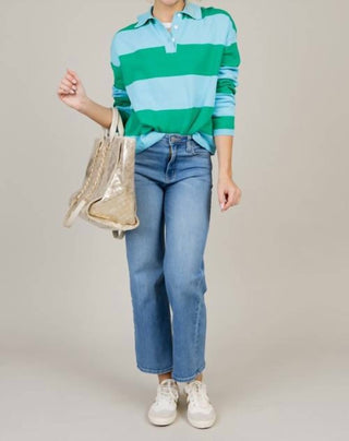 Olivaceous - Rory Striped Sweater