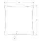 8th Street Square Decorative Throw Pillows with Insert