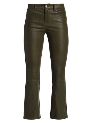 Frame - CROP MINI BOOT LEATHER PANT