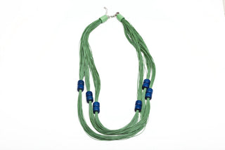 Avenue Chic - Women's Silk Multi Layered Necklace