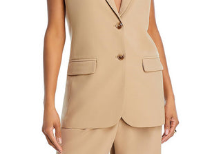 Wayf Wilshire Notch Collar Vest  Size Large