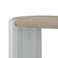 Zoma High Gloss Sofa Table - Oak / White