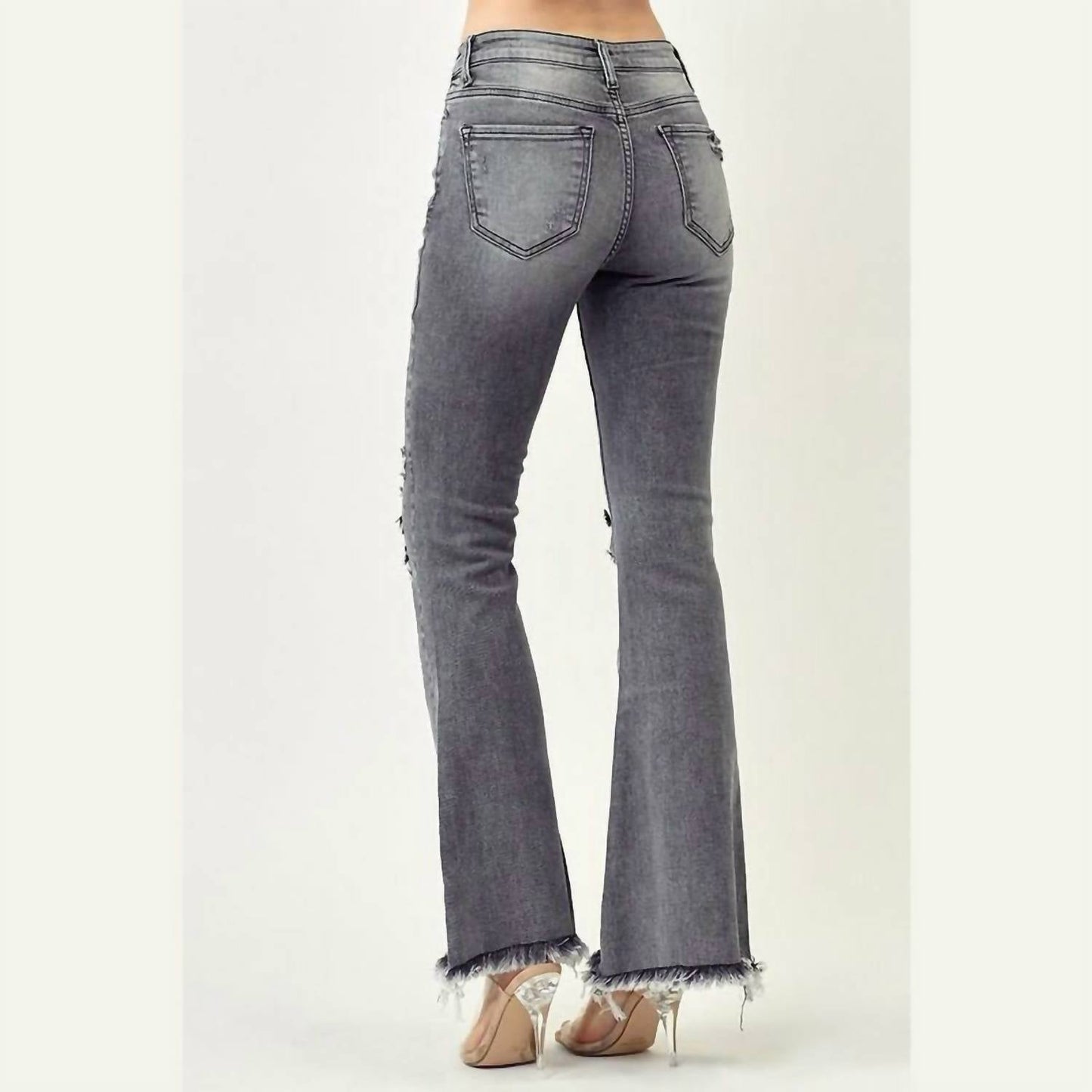 Risen - Mid Rise Flares Jeans