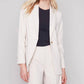 Charlie B - Solid Ruched Back Blazer