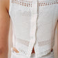 Bella Dahl - BUTTON BACK CROCHET TOP