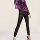 Joseph Ribkoff - Bonded Leatherette Slim Fit Pants