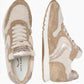 Voile Blanche - Women's Julia Suede/metallic Fur Sneaker