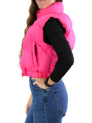 Anwnd - Right Addition Crop Puffer Vest