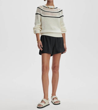 Varley - Padbury Pointelle Knit Sweater