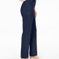 JM Collection Women's Petite Length Curvy-Fit Slim-Leg Pants Navy Size 14