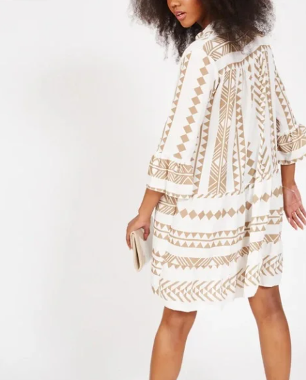 Silk & Salt The Perfect Sundress Khaki