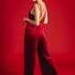 Silk & Salt Dangerously Jumpsuit Velvet Wine